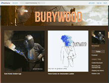 Tablet Screenshot of burywood.bandcamp.com