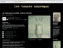 Tablet Screenshot of leshommesnouveaux.bandcamp.com