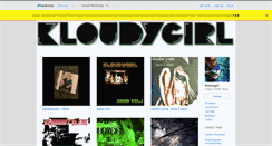 Desktop Screenshot of kloudygirl.bandcamp.com