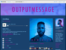 Tablet Screenshot of outputmessage.bandcamp.com