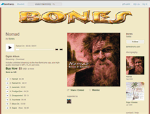 Tablet Screenshot of bones.bandcamp.com