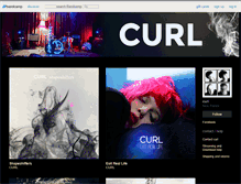 Tablet Screenshot of curlmusic.bandcamp.com