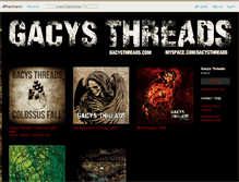 Tablet Screenshot of gacysthreads.bandcamp.com