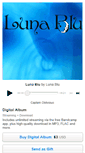Mobile Screenshot of lunablu.bandcamp.com