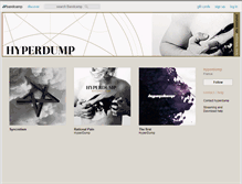 Tablet Screenshot of hyperdump.bandcamp.com