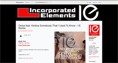 Desktop Screenshot of incorporatedelements.bandcamp.com