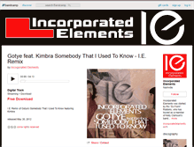 Tablet Screenshot of incorporatedelements.bandcamp.com