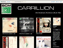 Tablet Screenshot of carrillion.bandcamp.com