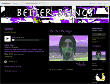 Tablet Screenshot of betterbeings.bandcamp.com