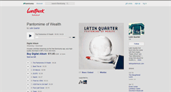 Desktop Screenshot of latinquarter.bandcamp.com