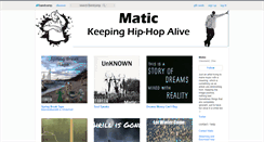 Desktop Screenshot of maticattack.bandcamp.com