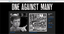 Desktop Screenshot of oneagainstmanytx.bandcamp.com