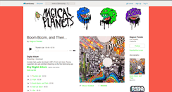 Desktop Screenshot of magicalplanets.bandcamp.com