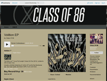 Tablet Screenshot of classof86.bandcamp.com