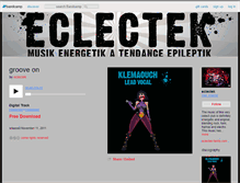 Tablet Screenshot of eclectek.bandcamp.com