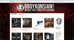 Desktop Screenshot of bboykonsian.bandcamp.com