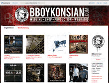 Tablet Screenshot of bboykonsian.bandcamp.com