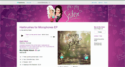 Desktop Screenshot of meandmysister.bandcamp.com