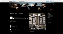 Desktop Screenshot of immunerock.bandcamp.com
