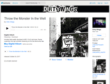 Tablet Screenshot of dirtywings.bandcamp.com
