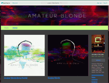 Tablet Screenshot of amateurblonde.bandcamp.com