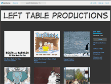 Tablet Screenshot of lefttableproductions.bandcamp.com