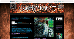 Desktop Screenshot of necronomichrist.bandcamp.com