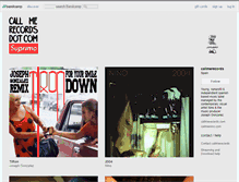 Tablet Screenshot of callmerecords.bandcamp.com