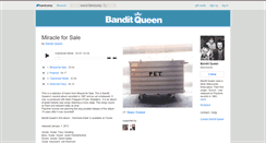 Desktop Screenshot of banditqueen.bandcamp.com