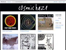 Tablet Screenshot of cosmichaze.bandcamp.com