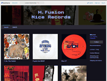 Tablet Screenshot of mfusion.bandcamp.com