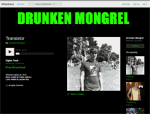 Tablet Screenshot of drunkenmongrel.bandcamp.com