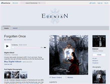 Tablet Screenshot of edenian.bandcamp.com