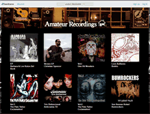 Tablet Screenshot of amateur-recordings.bandcamp.com