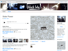 Tablet Screenshot of blacklake.bandcamp.com