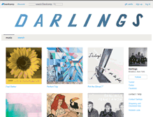 Tablet Screenshot of darlings.bandcamp.com