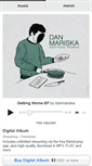 Mobile Screenshot of danmariska.bandcamp.com