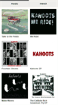 Mobile Screenshot of kahoots.bandcamp.com