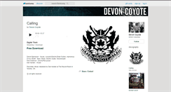 Desktop Screenshot of devoncoyote.bandcamp.com