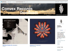 Tablet Screenshot of convexrecords.bandcamp.com