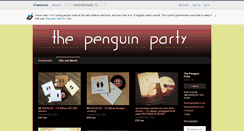 Desktop Screenshot of penguinparty.bandcamp.com