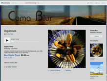 Tablet Screenshot of comablur.bandcamp.com