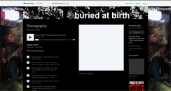 Desktop Screenshot of buriedatbirth.bandcamp.com