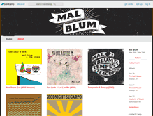 Tablet Screenshot of malblum.bandcamp.com