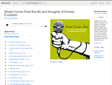 Tablet Screenshot of emceeevolution.bandcamp.com