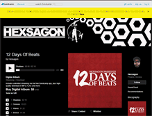 Tablet Screenshot of hexsagon.bandcamp.com
