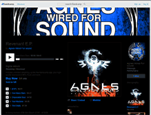 Tablet Screenshot of agneswiredforsound.bandcamp.com