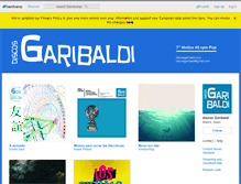 Tablet Screenshot of discosgaribaldi.bandcamp.com