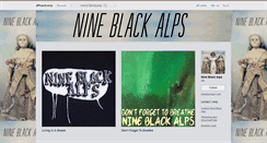 Desktop Screenshot of nineblackalps.bandcamp.com