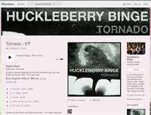 Tablet Screenshot of huckleberrybinge.bandcamp.com